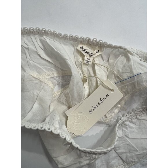 For Love & Lemons Venetia Thong in Vintage Cream - Picture 5 of 5